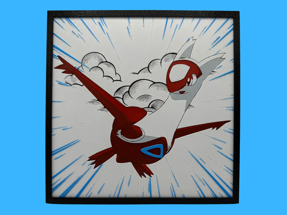 Latias by Canadian Gamer HueForge model: Latias by Canadian Gamer