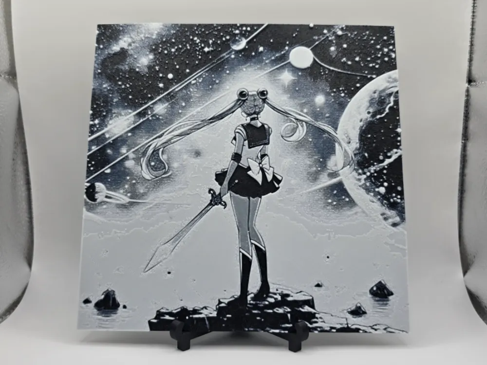 Sailor Moon Hueforge by Kactus Fpv HueForge model: Sailor Moon Hueforge by Kactus Fpv