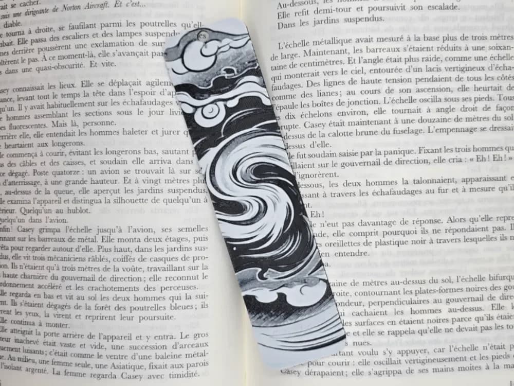 Bookmark Wind by Kactus Fpv HueForge model: Bookmark Wind by Kactus Fpv