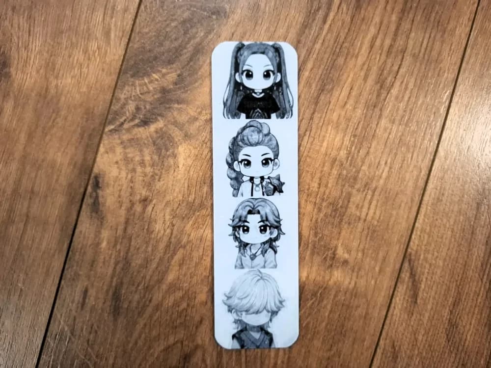 K-pop Demon Hunters bookmark 3 - hueforge K-pop Demon Hunters bookmark 3 - hueforge