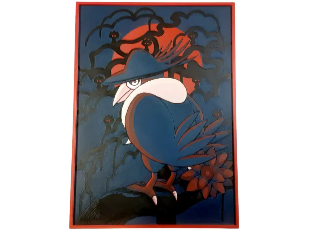 HueForge model: Honchkrow Pokemon Hueforge Murkrow Dark Bird by Elsie Moonshadow