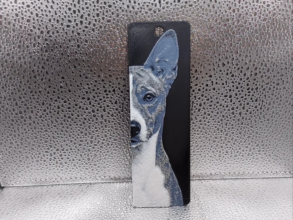 Basenji Bookmark – Hueforge Basenji Bookmark – Hueforge