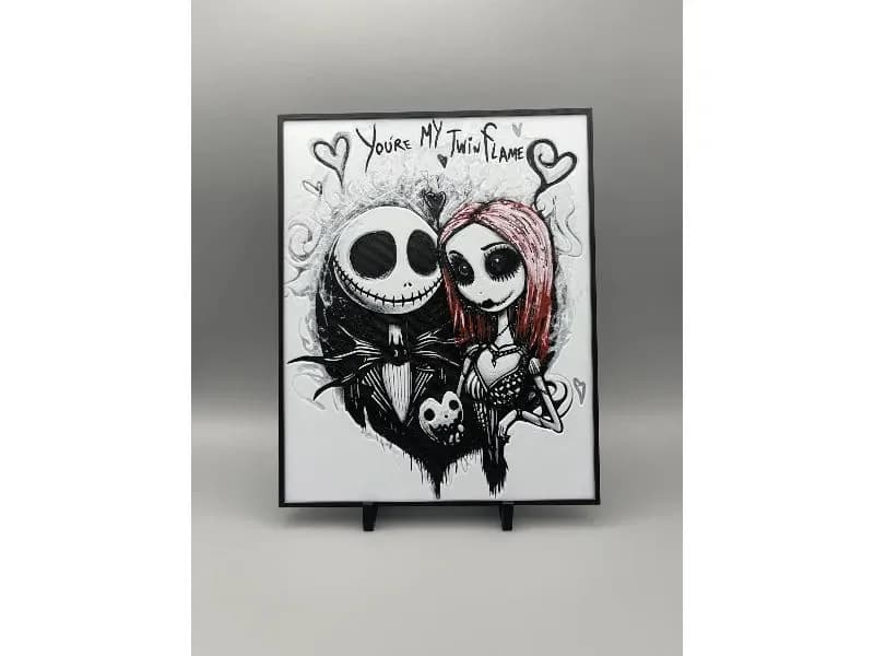 Twin Flame Gothic Couple HueForge Twin Flame Gothic Couple HueForge