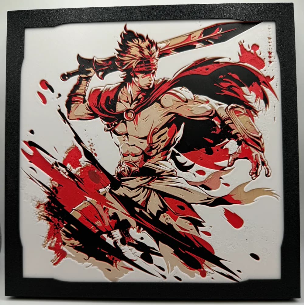 HueForge model: Zagreus - Hades - Hueforge by Canadian Gamer