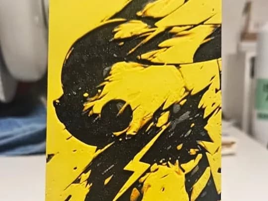 Pokemon Furious Pickachu by Mano's 3d_Art HueForge model: Pokemon Furious Pickachu by Mano's 3d_Art