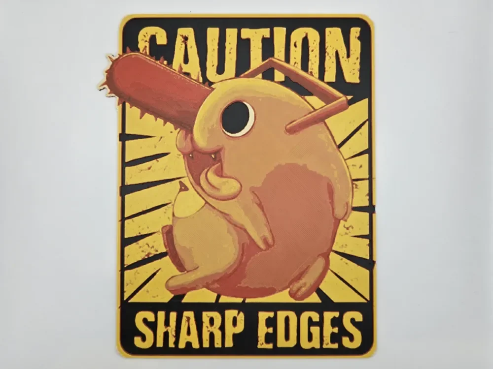 Pochita Chainsaw Man by Kactus Fpv HueForge model: Pochita Chainsaw Man by Kactus Fpv