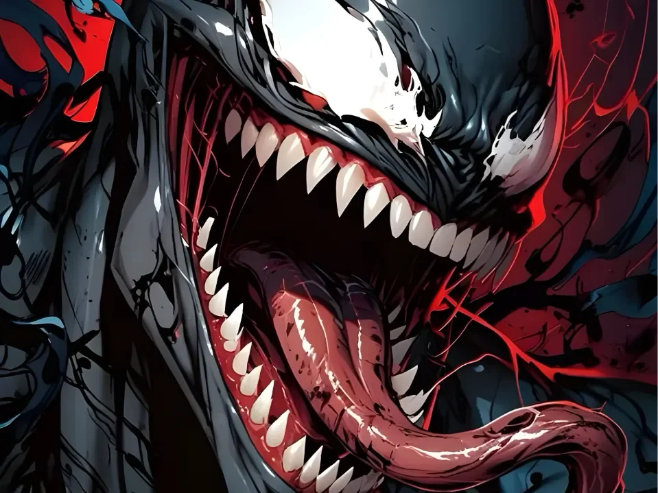 Venom Unleashed by 3D Gallery Realm HueForge model: Venom Unleashed by 3D Gallery Realm