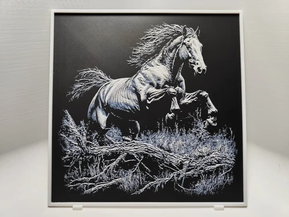 Mustang - Horse - Hueforge by BeaN HueForge model: Mustang - Horse - Hueforge by BeaN