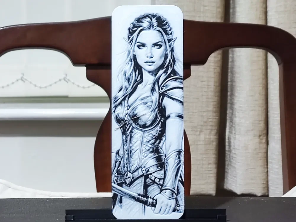 HueForge model: Galadriel Bookmark (1) - 2 Color by BoDad