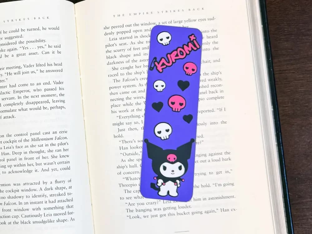 Kuromi Bookmark by Artful Creator HueForge model: Kuromi Bookmark by Artful Creator