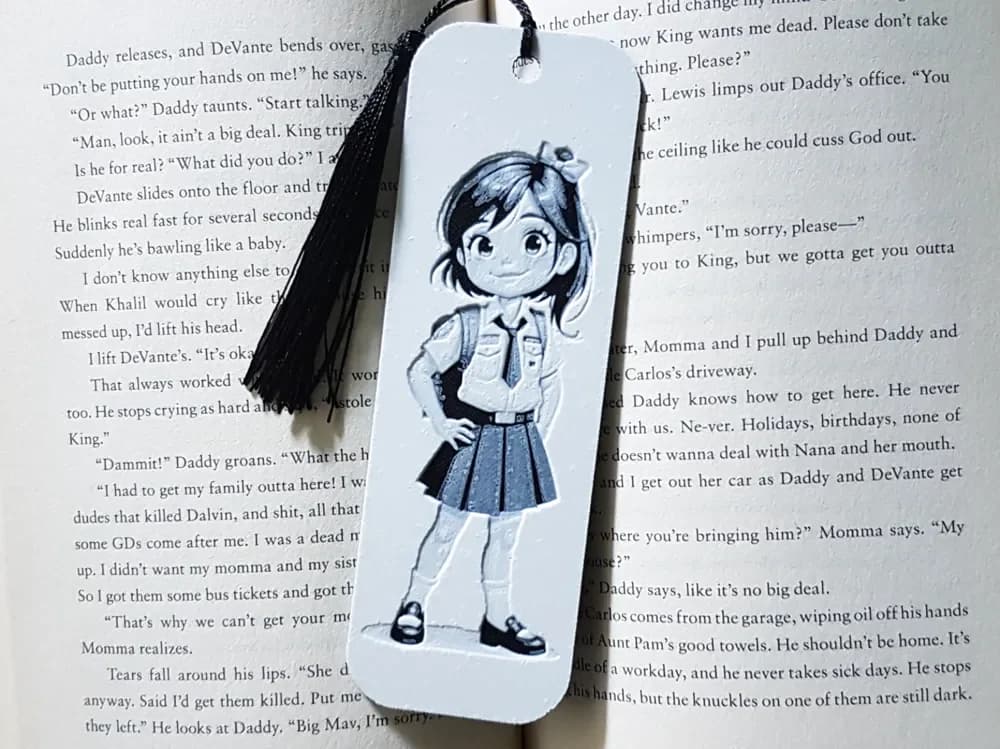 No AMS Needed. Girl Scout Bookmark, Hueforge by Dame Jo HueForge model: No AMS Needed. Girl Scout Bookmark, Hueforge by Dame Jo