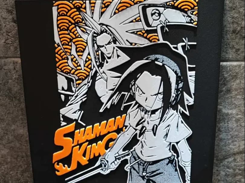 Shaman King by Garuda3D HueForge model: Shaman King by Garuda3D