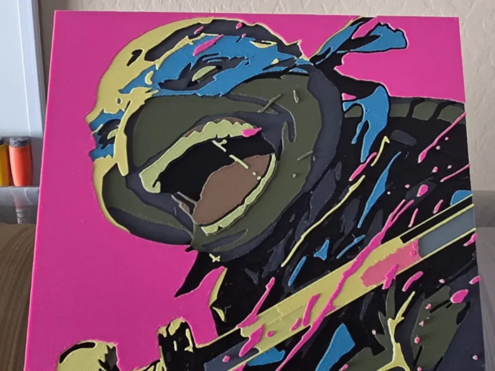 Hueforge: Teenage Mutant Ninja Turtles - Leonardo Hueforge: Teenage Mutant Ninja Turtles - Leonardo