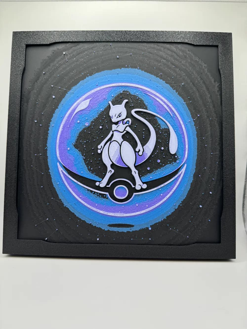 MewTwo - Pokeball Hueforge by Canadian Gamer HueForge model: MewTwo - Pokeball Hueforge by Canadian Gamer
