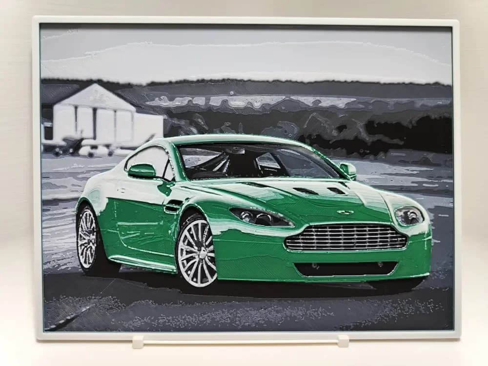 HueForge model: Aston Martin V8 Vantage - Hueforge by BeaN