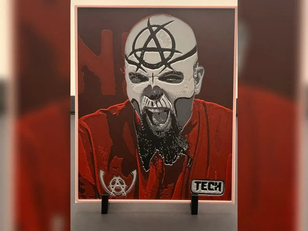 Tech N9ne Hueforge Print by Thadius HueForge model: Tech N9ne Hueforge Print by Thadius