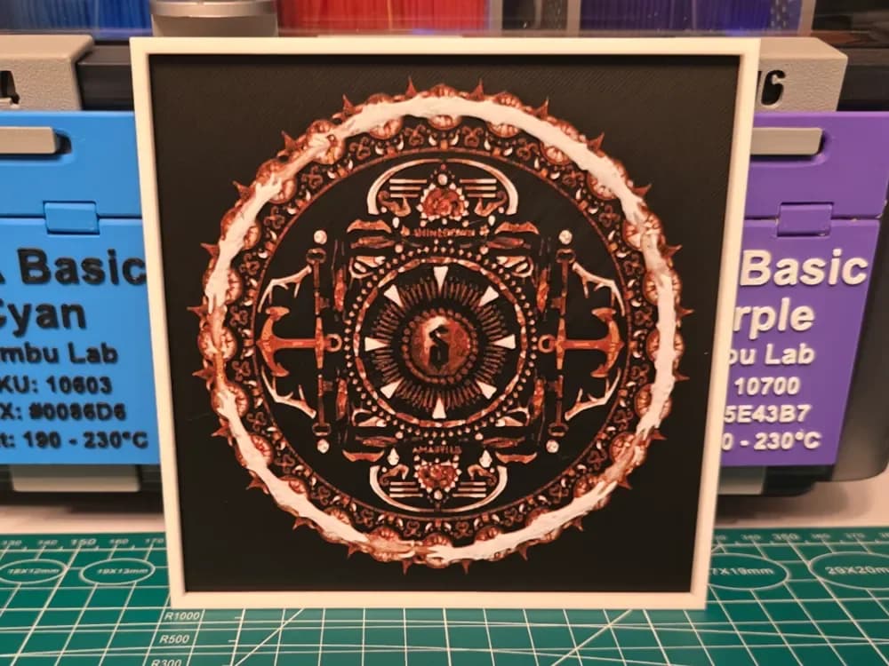 HueForge model: Shinedown "Amaryllis" Album - Hueforge Art by Lumpy3D