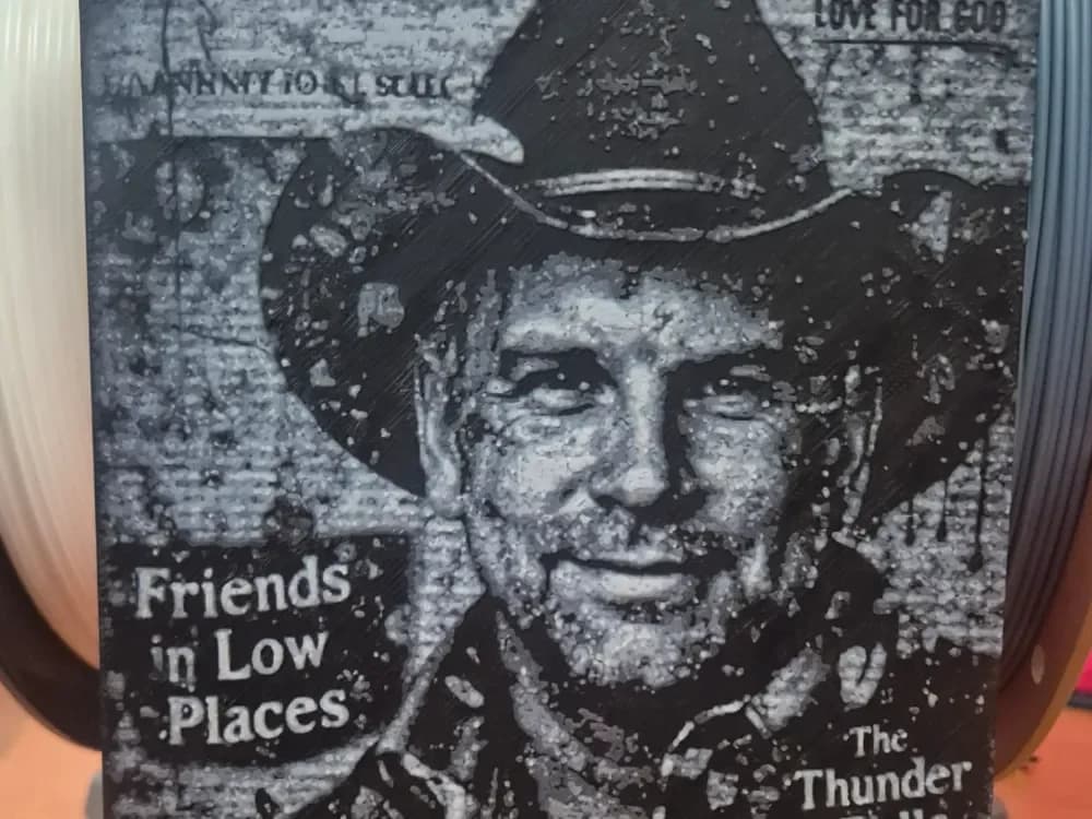 garth brooks hueforge by Buntsta HueForge model: garth brooks hueforge by Buntsta