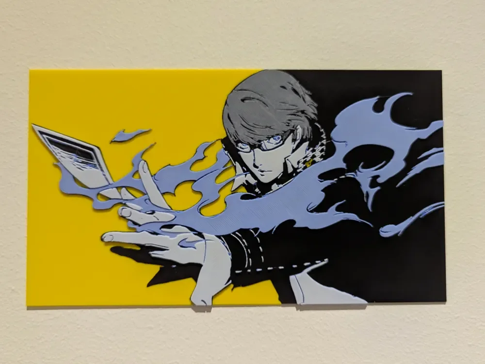 Persona 4 protagonist Yu Narukami Hueforge by Razel HueForge model: Persona 4 protagonist Yu Narukami Hueforge by Razel