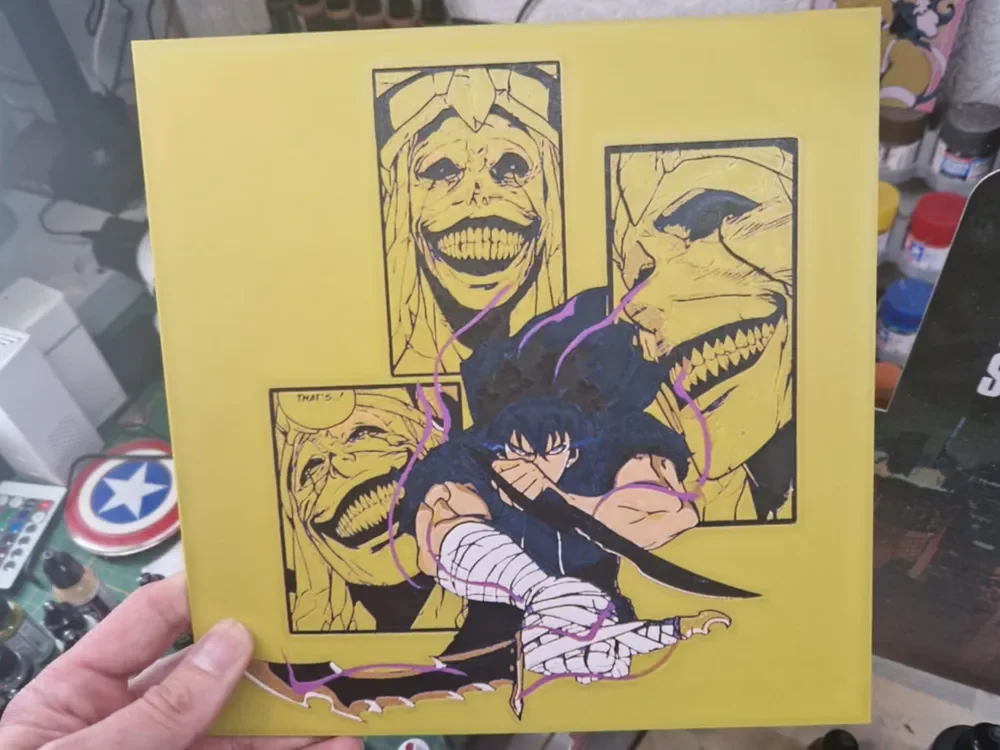 Solo Leveling Hueforge by Dakiren HueForge model: Solo Leveling Hueforge by Dakiren