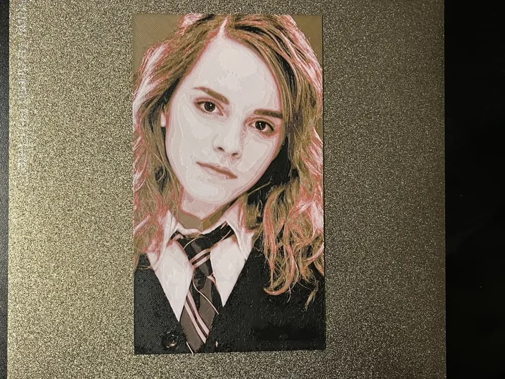 Harry Potter Hermione Granger Hueforge by FantasyZ HueForge model: Harry Potter Hermione Granger Hueforge by FantasyZ