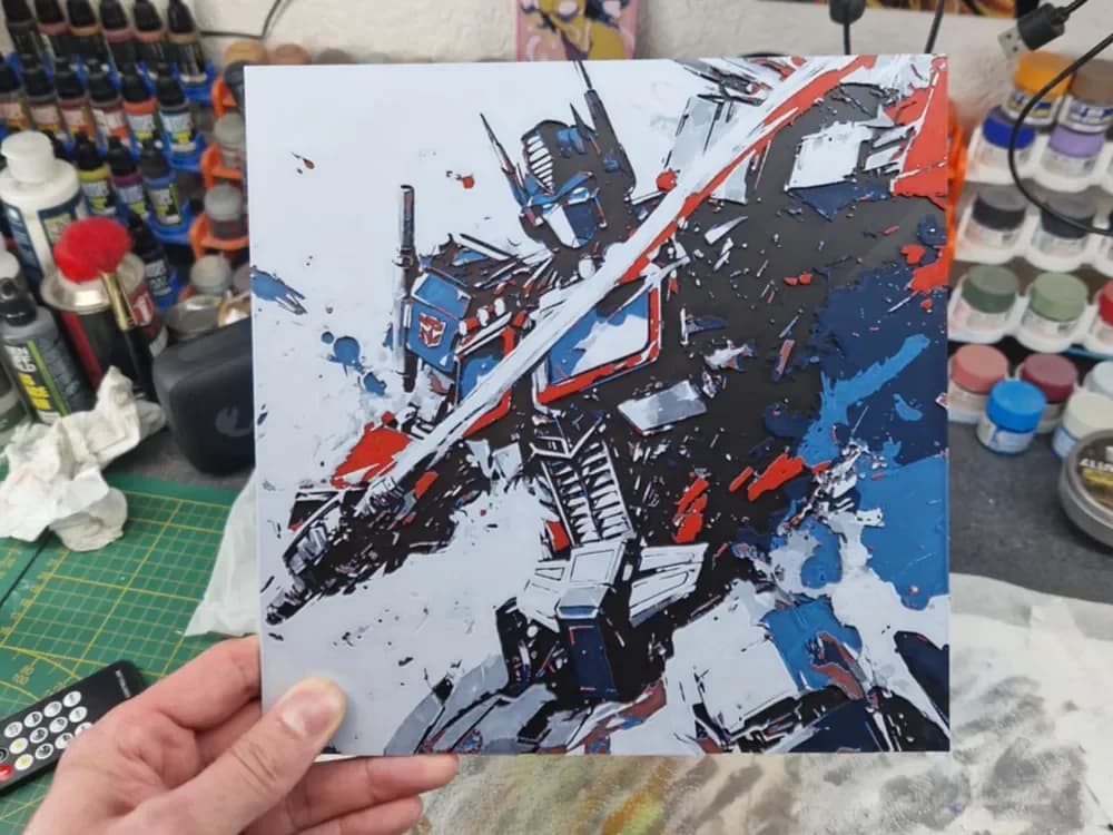 Transformers Hueforge - Optimus Prime Transformers Hueforge - Optimus Prime