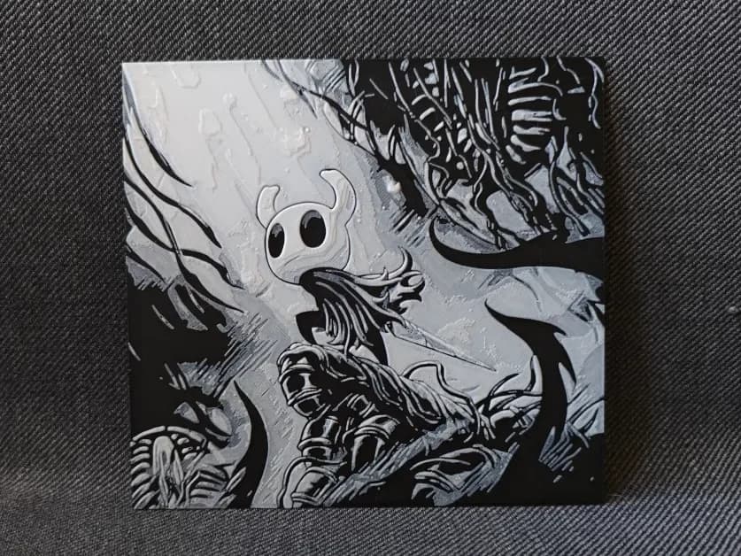 Hueforge Hollow Knight by Litolunar HueForge model: Hueforge Hollow Knight by Litolunar