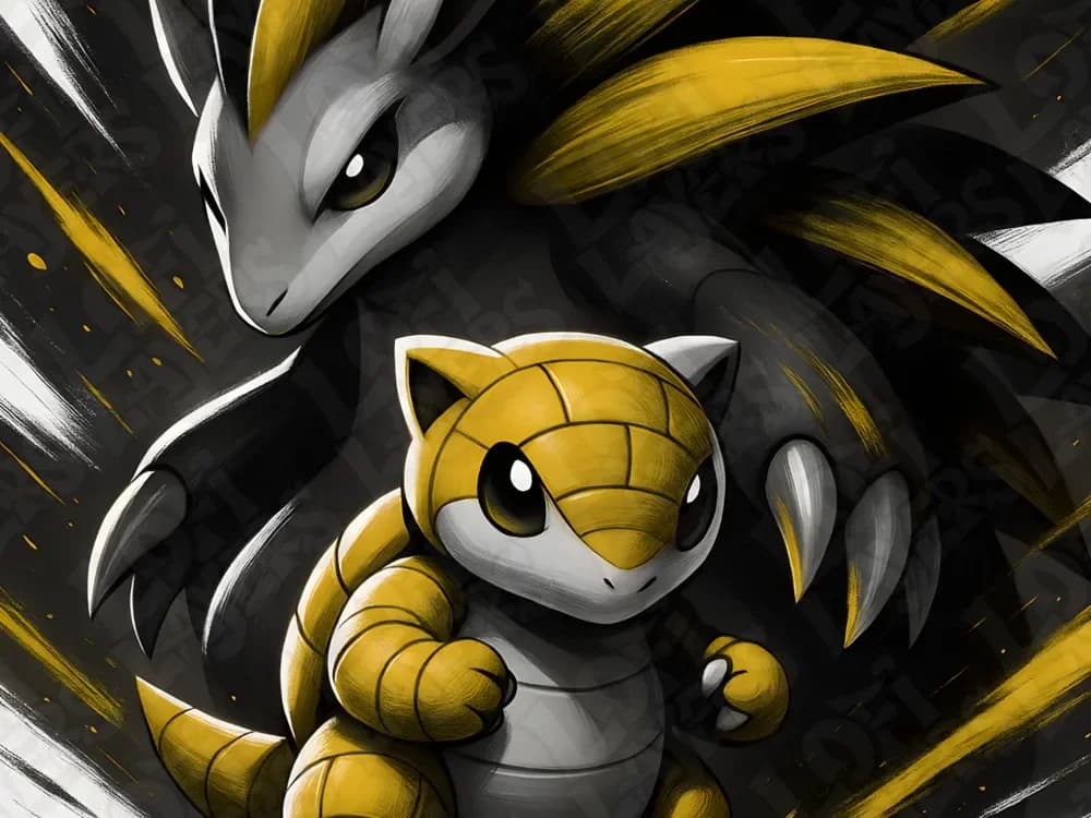 Sandshrew & Sandslash Hueforge by LoFi Layers HueForge model: Sandshrew & Sandslash Hueforge by LoFi Layers