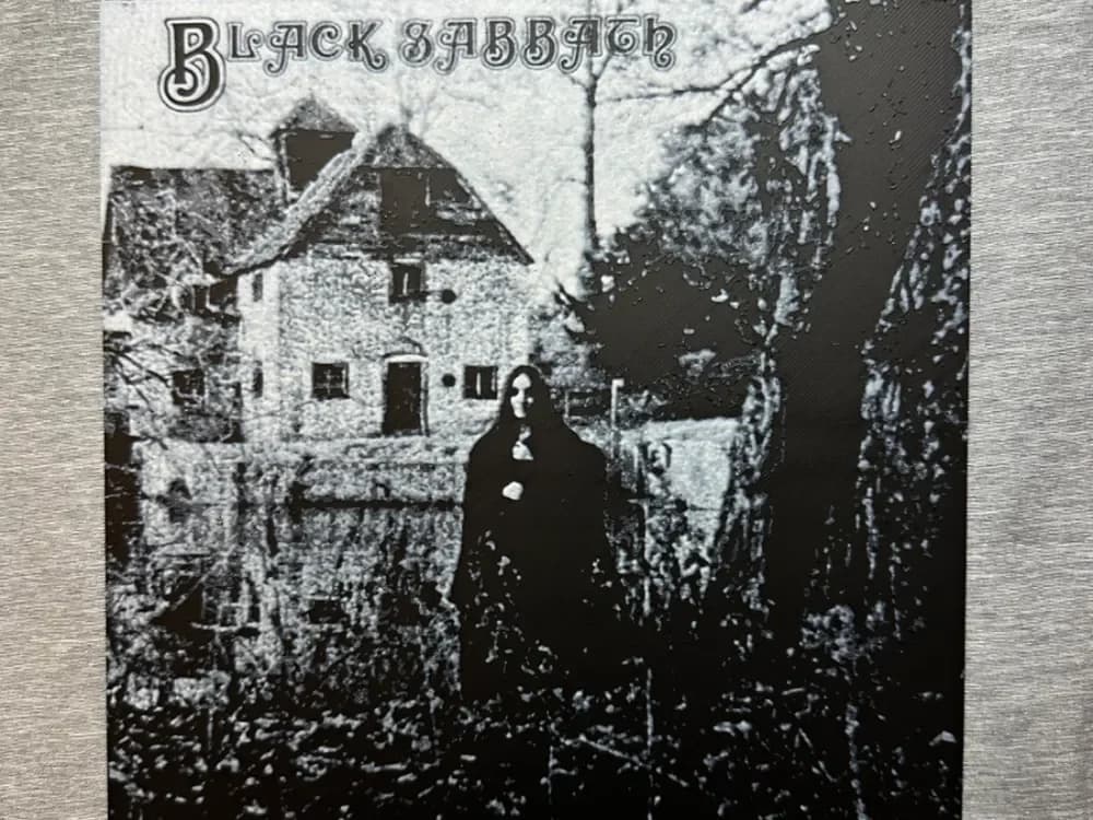 Black Sabbath Debut Album Cover Hueforge by Hey Ben HueForge model: Black Sabbath Debut Album Cover Hueforge by Hey Ben