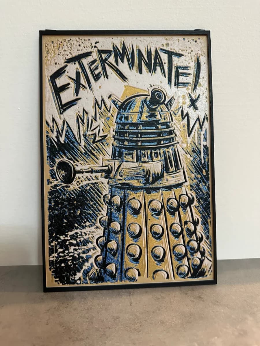 Dalek invasion doctor who hueforge by Giamma933 HueForge model: Dalek invasion doctor who hueforge by Giamma933