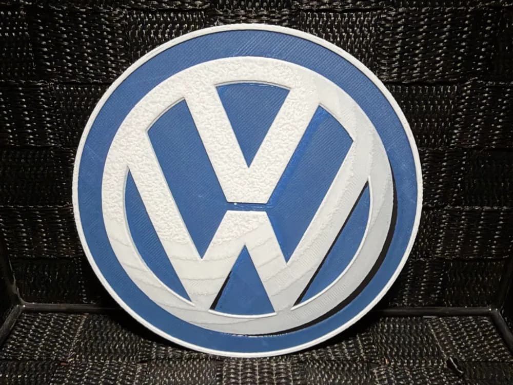 Volkswagen Logo - Hueforge Volkswagen Logo - Hueforge