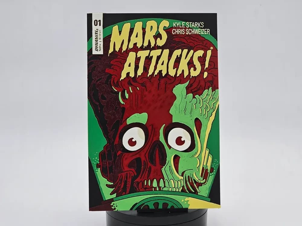 HueForge model: Mars Attacks Comic Book Cover Hueforge by Loki