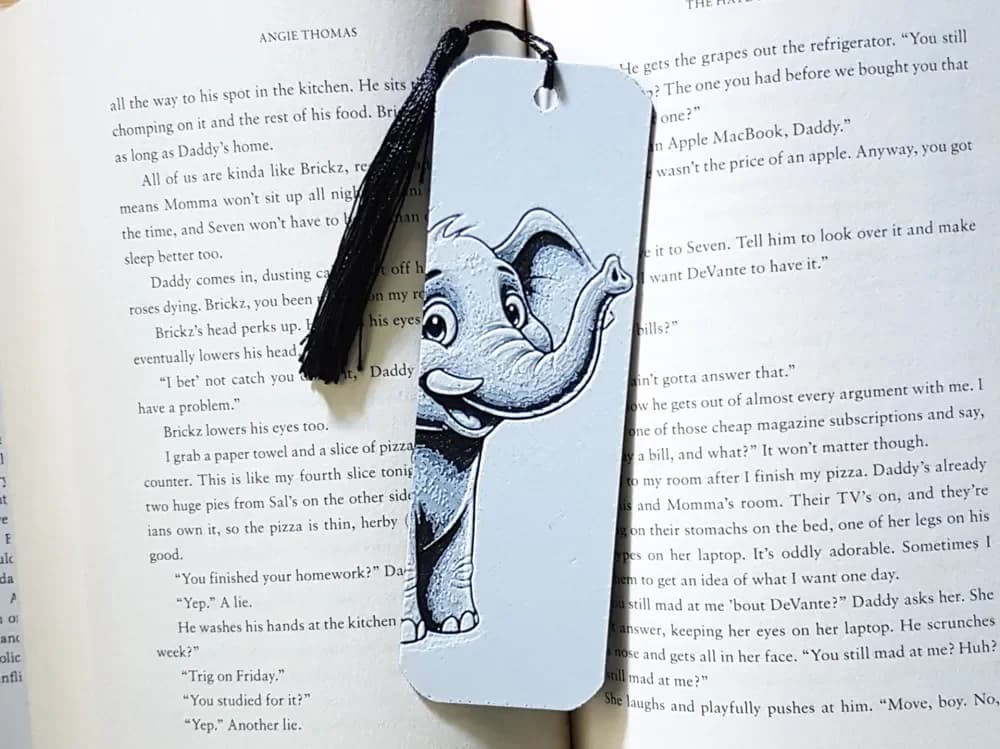 No AMS Needed. Elephant Bookmark. Hueforge by Dame Jo HueForge model: No AMS Needed. Elephant Bookmark. Hueforge by Dame Jo