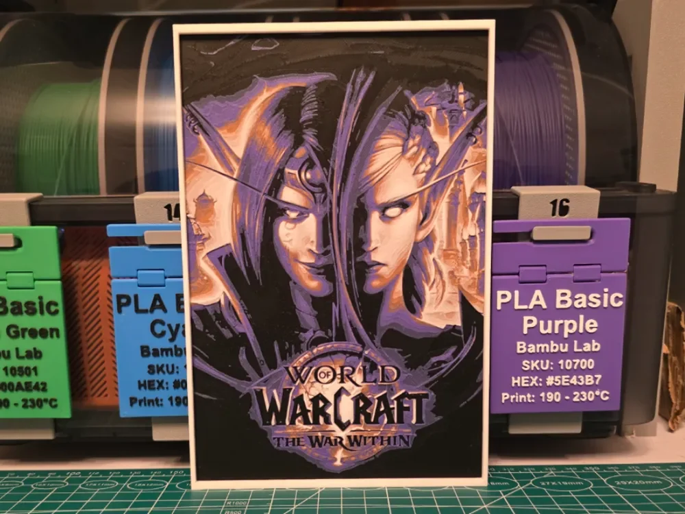World of Warcraft: The War Within - Hueforge Art by Lumpy3D HueForge model: World of Warcraft: The War Within - Hueforge Art by Lumpy3D