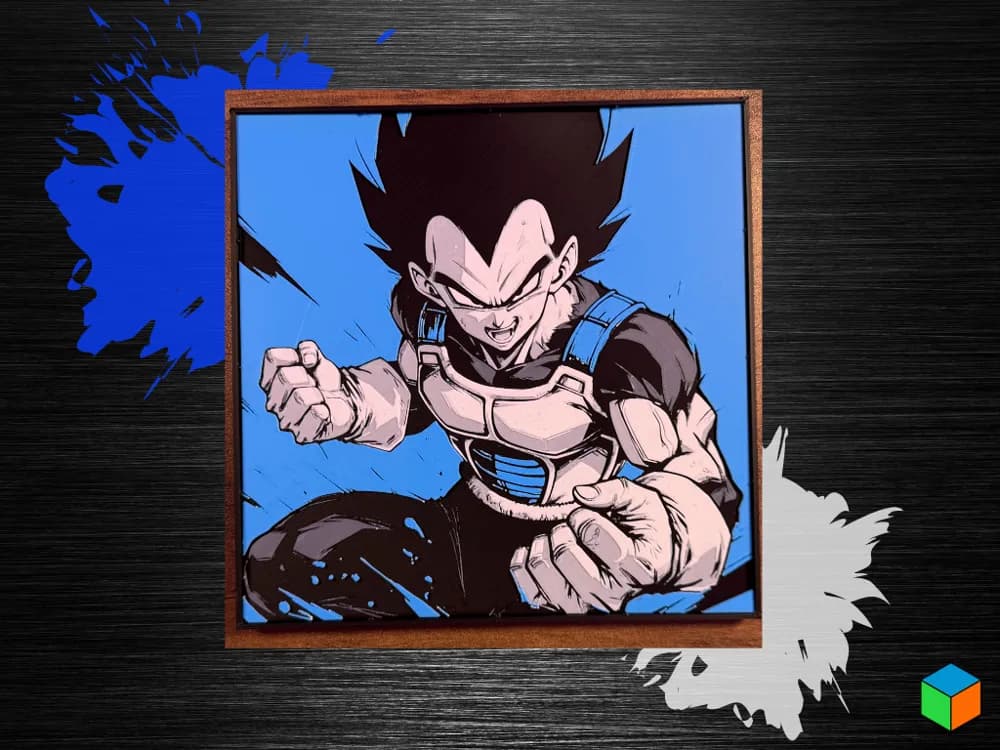 Vegeta — Dragon Ball Z HueForge Vegeta — Dragon Ball Z HueForge