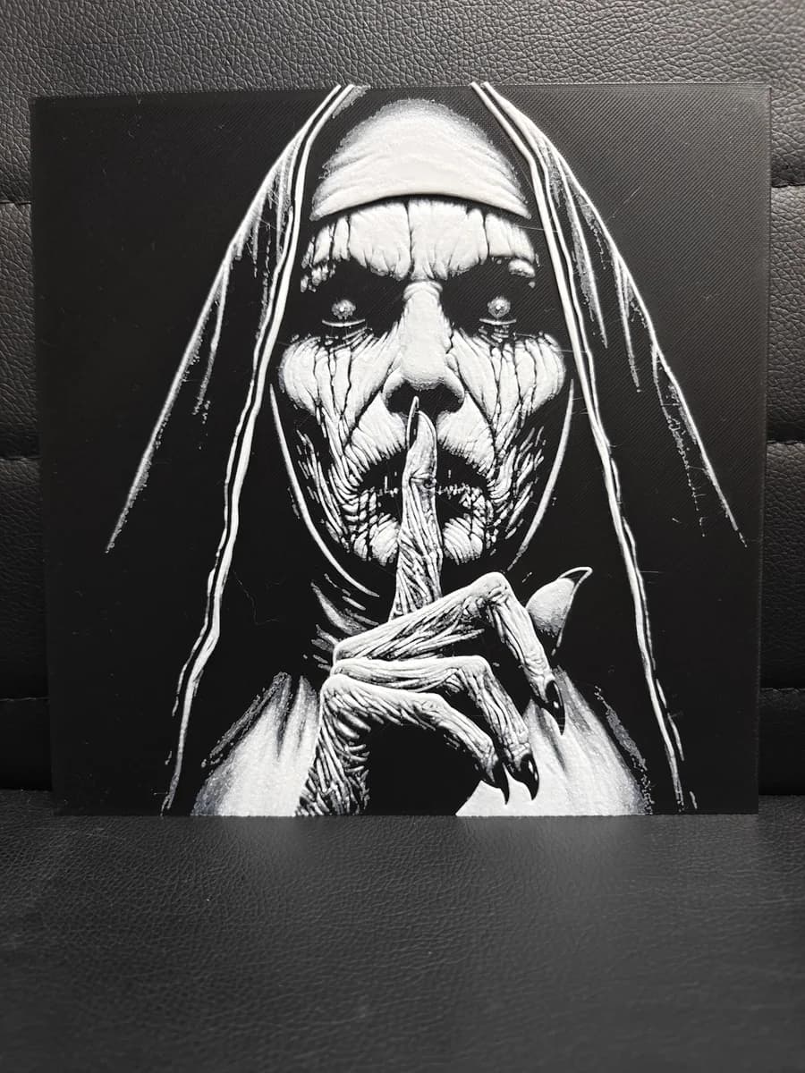 The Nun by TheHueforgeLady HueForge model: The Nun by TheHueforgeLady