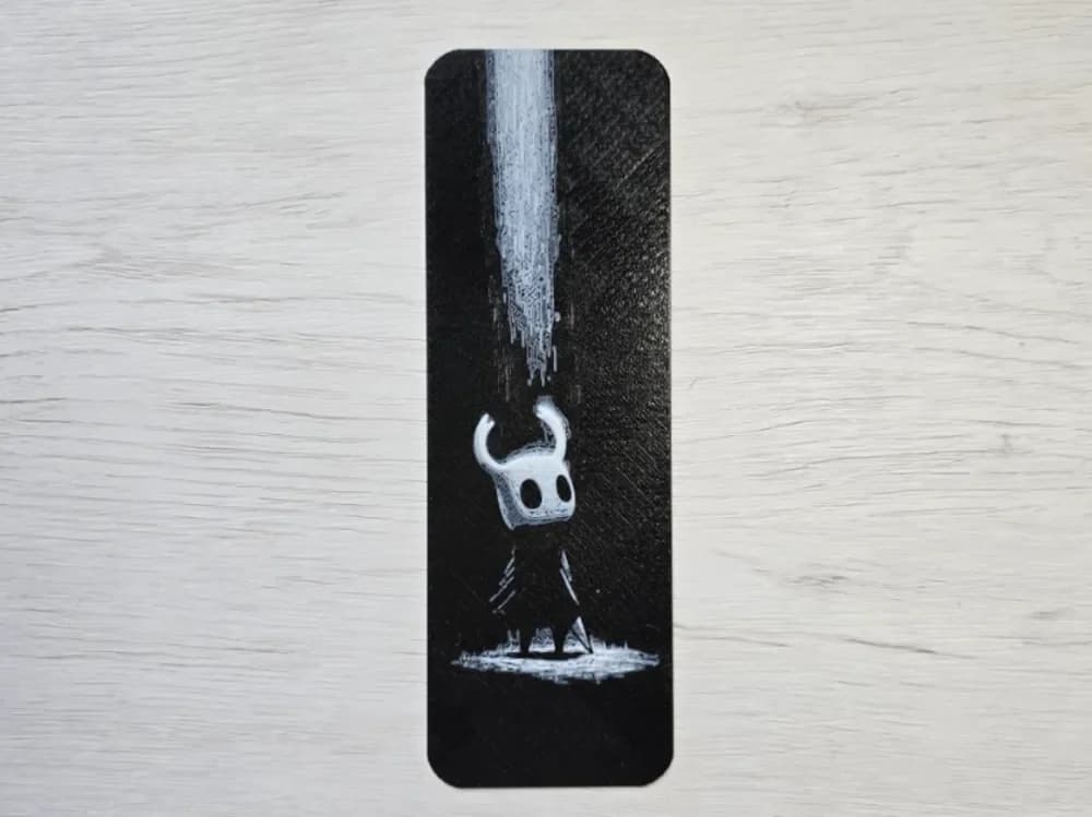 Hollow Knight Bookmark by Atrus Design HueForge model: Hollow Knight Bookmark by Atrus Design