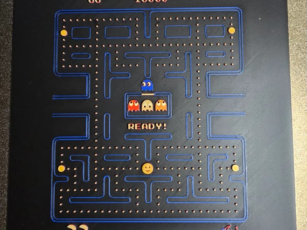 Pac-Man Hueforge by 3D-Mentiel HueForge model: Pac-Man Hueforge by 3D-Mentiel