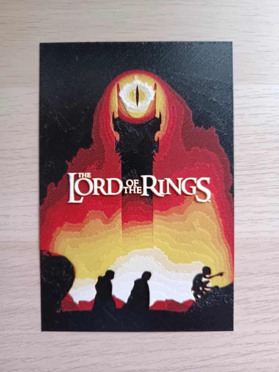 Journey to Mordor Hueforge by Atrus Design HueForge model: Journey to Mordor Hueforge by Atrus Design