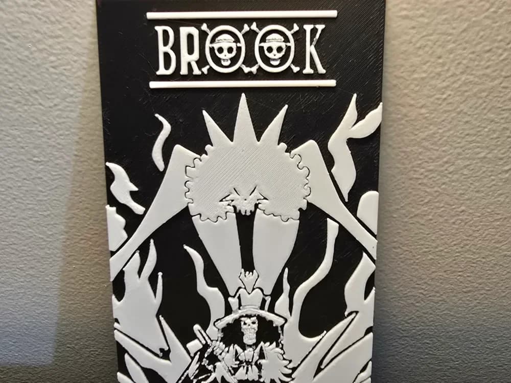 Hueforge - One Piece - Brook 1 by FxD | Function-X-Design HueForge model: Hueforge - One Piece - Brook 1 by FxD | Function-X-Design