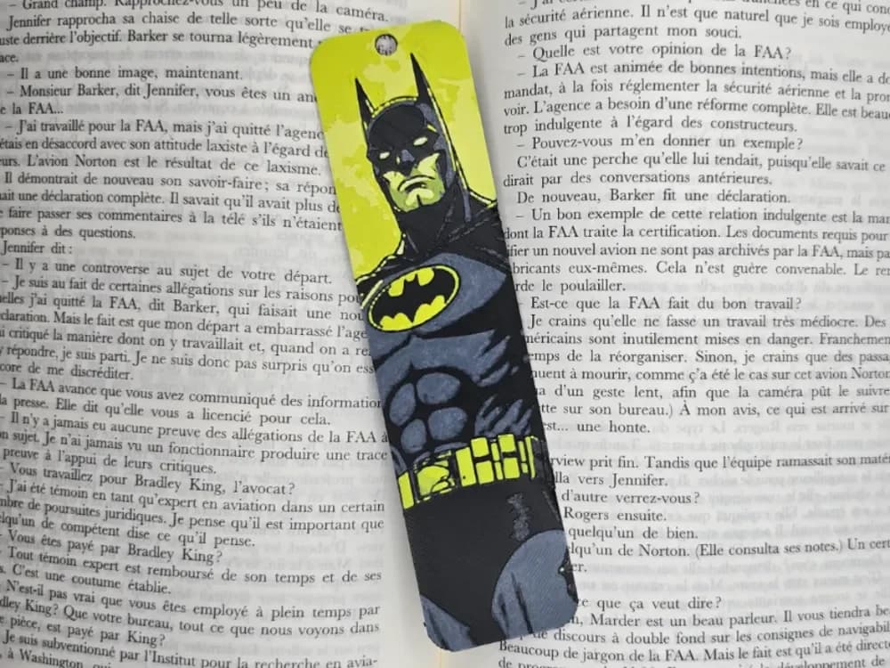 Bookmark Batman by Kactus Fpv HueForge model: Bookmark Batman by Kactus Fpv