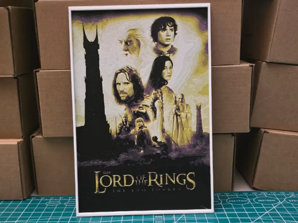 HueForge model: Lord of the Rings The Two Towers - Hueforge Art by Lumpy3D