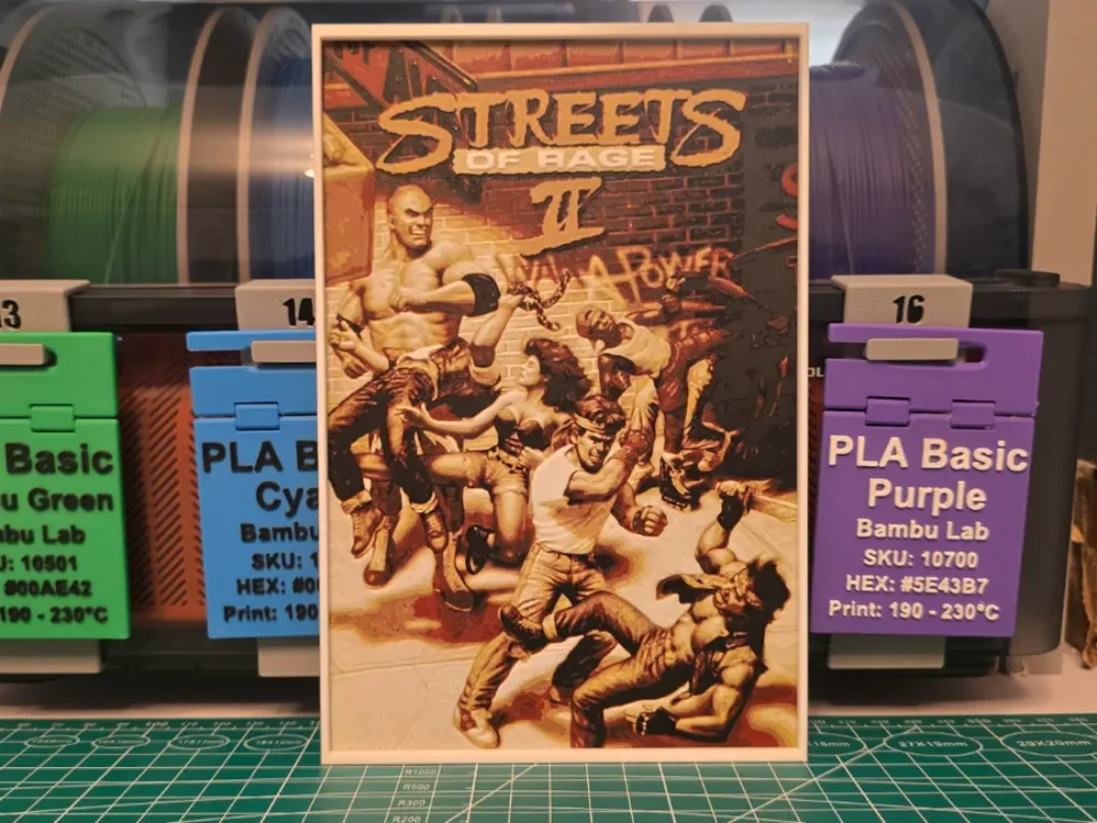 HueForge model: C Game Poster - Hueforge Art by Lumpy3D