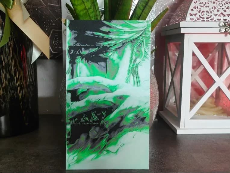 Zoro - Hueforge One Piece Zoro - Hueforge One Piece