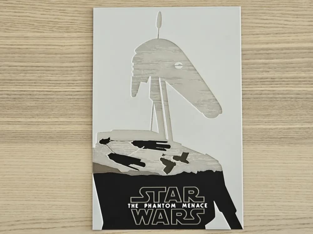 HueForge model: Star Wars The Phantom Menace - HueForge Poster by EisenWorld