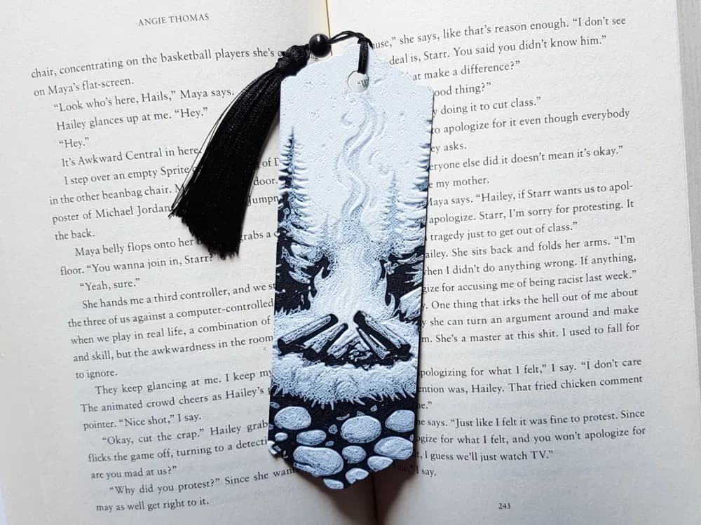 Bookmark, Campfire by Dame Jo HueForge model: Bookmark, Campfire by Dame Jo