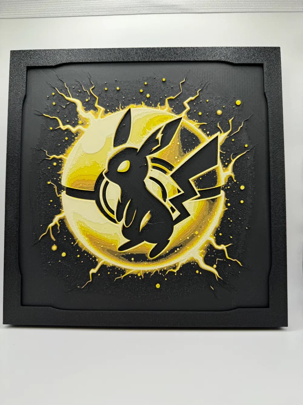 Pikachu - Pokeball Hueforge by Canadian Gamer HueForge model: Pikachu - Pokeball Hueforge by Canadian Gamer