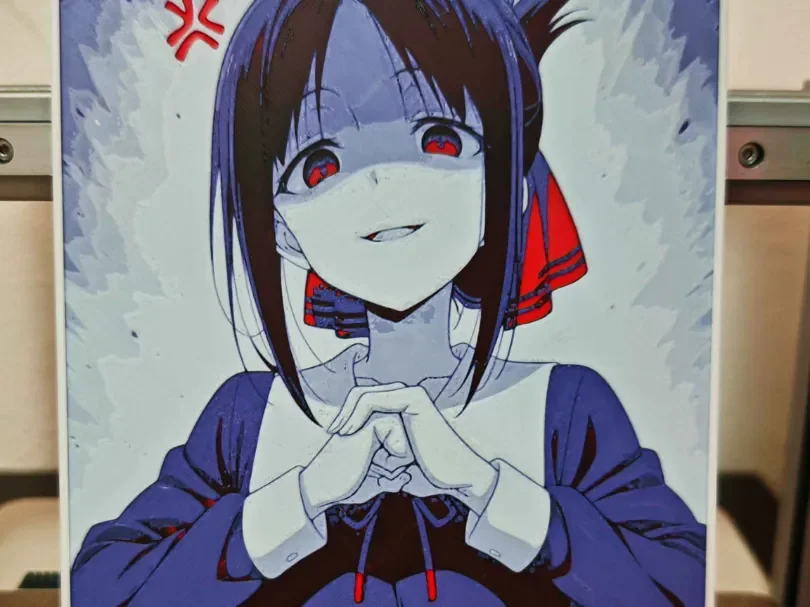 Love is war - Kaguya hueforge by bzz999 HueForge model: Love is war - Kaguya hueforge by bzz999