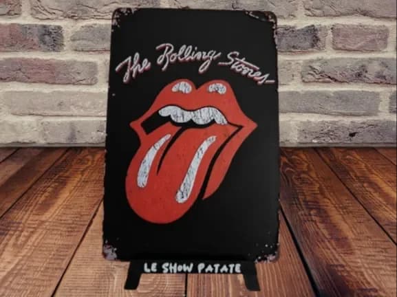 Plaque Rolling Stones hueforge by leshowpatate HueForge model: Plaque Rolling Stones hueforge by leshowpatate