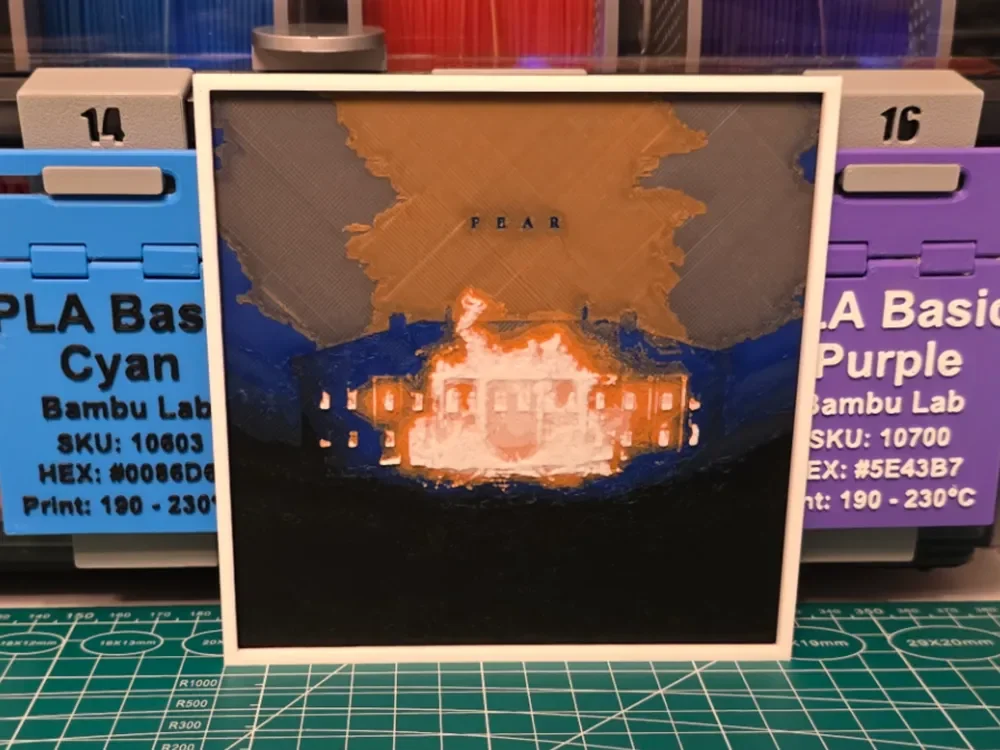 NF "FEAR" Album - Hueforge Art